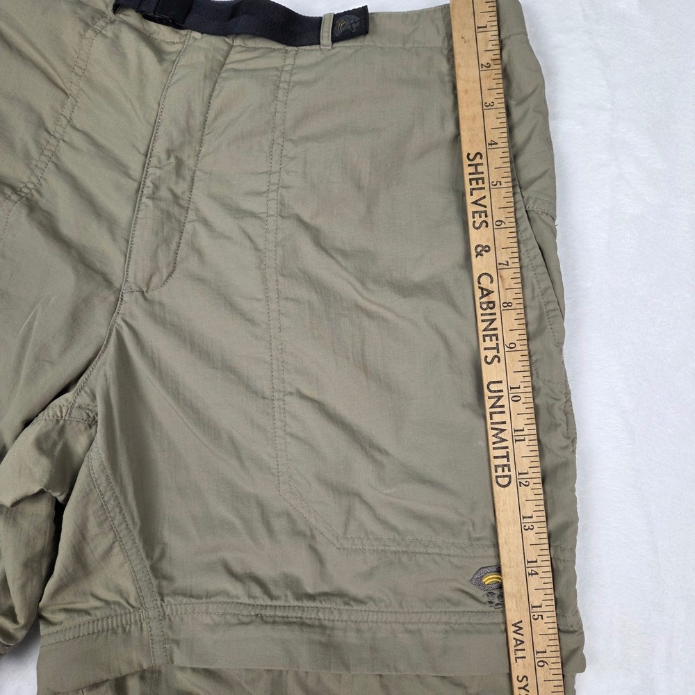 Cargo Pants Mountain Hardware Men 32 Khaki Convertible Hiking Outdoor Utility - Picture 7 of 13